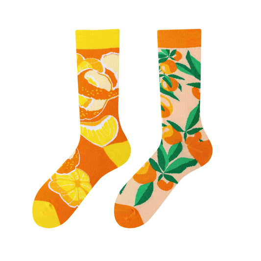 Fresh Orange Socks - TheSockWave