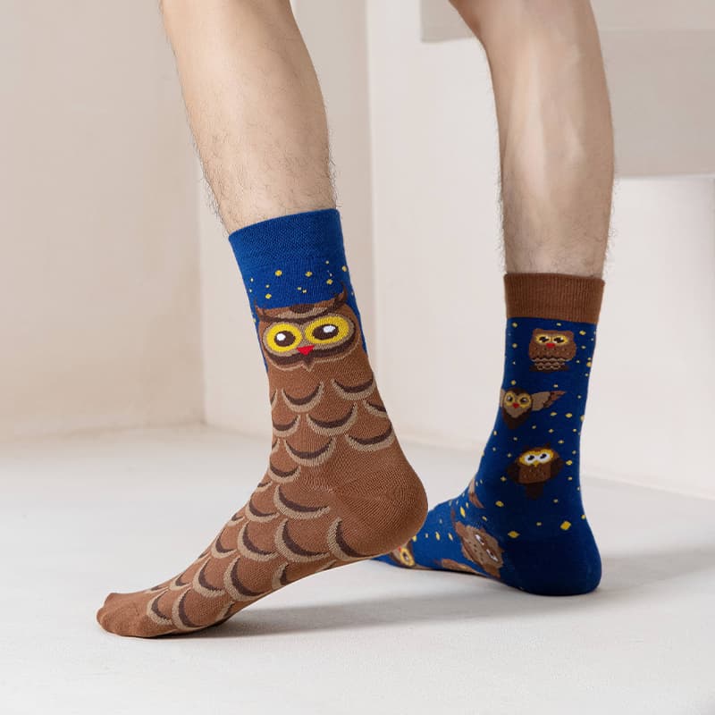 Starry Owl Sock - TheSockWave