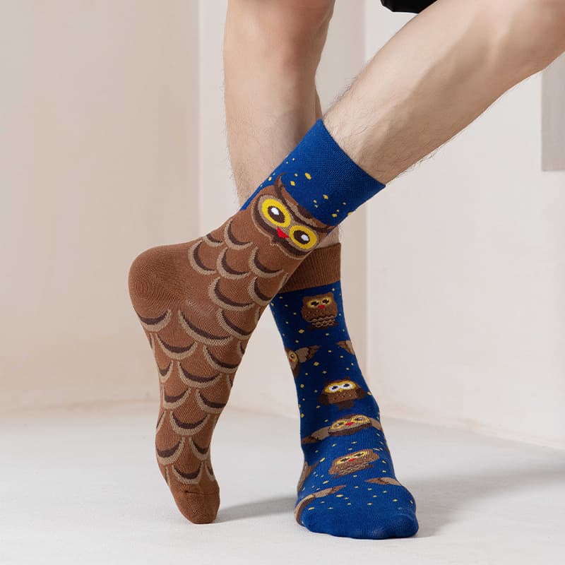 Starry Owl Sock - TheSockWave