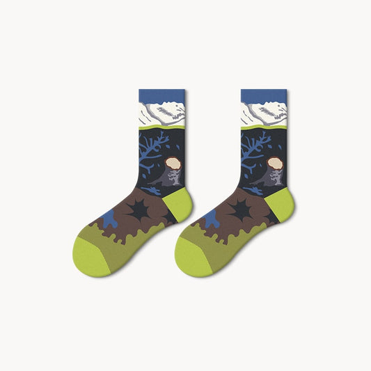 Branch & Snow Sock - TheSockWave