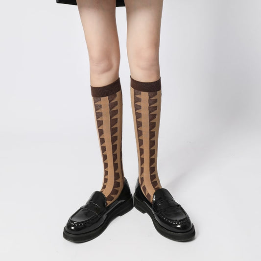 Brown Patterned Sock - TheSockWave
