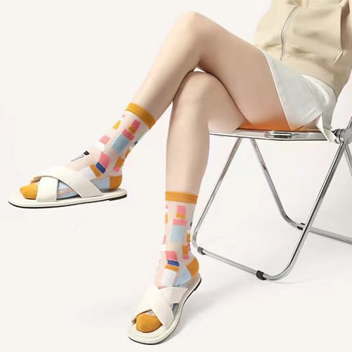 Color Block Stockings - TheSockWave