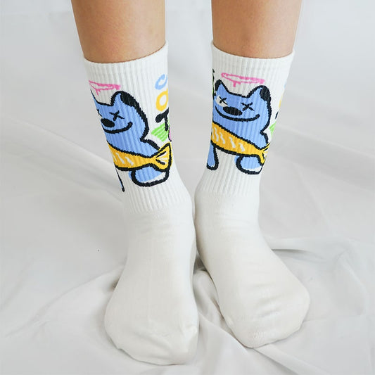 Doodle Bear Sock - TheSockWave