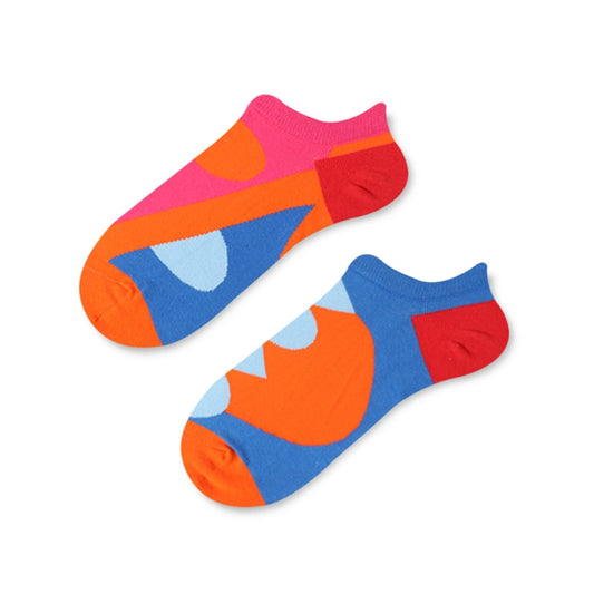 Geometric Patchwork Sock - TheSockWave