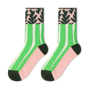 Green Shrub Stockings - TheSockWave