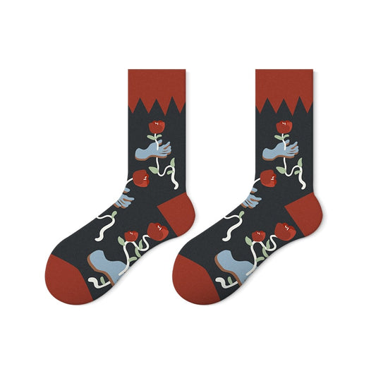 Hands of Roses Sock - TheSockWave