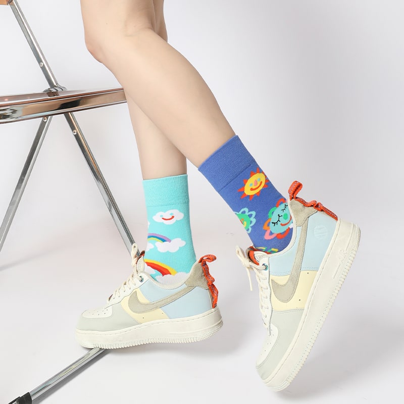 Happy Sky Sock - TheSockWave