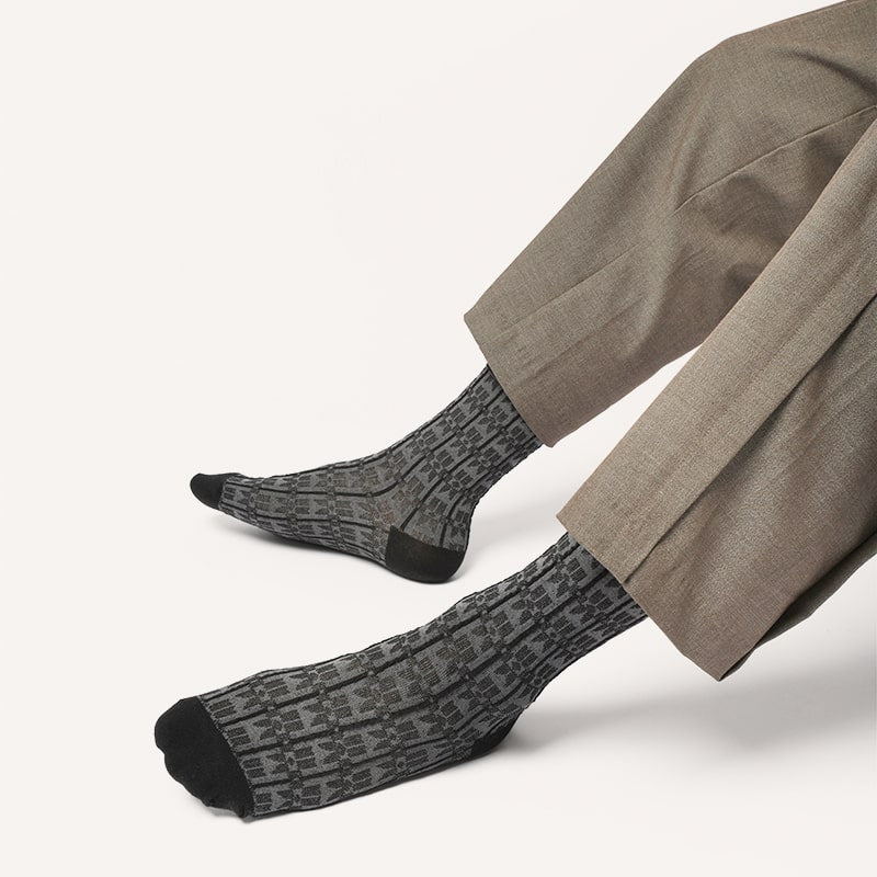 Latenight Blossom Sock - TheSockWave