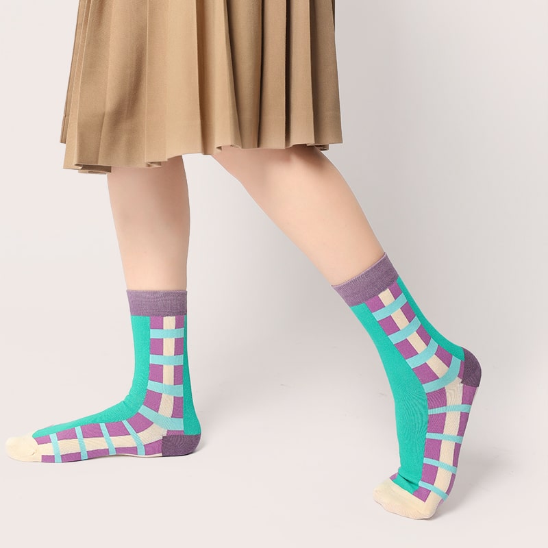 Lavender Lattice Sock - TheSockWave