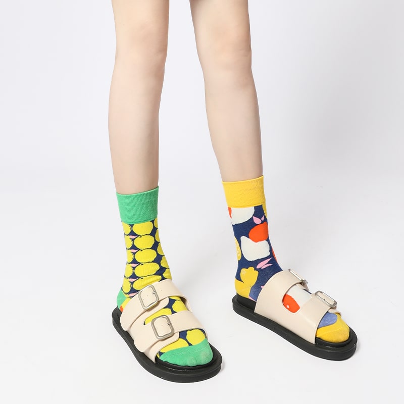 Lemon Fantasia Sock - TheSockWave