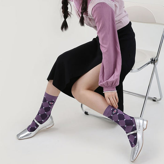 Moon Rabbit's Pearl Socks Set - TheSockWave