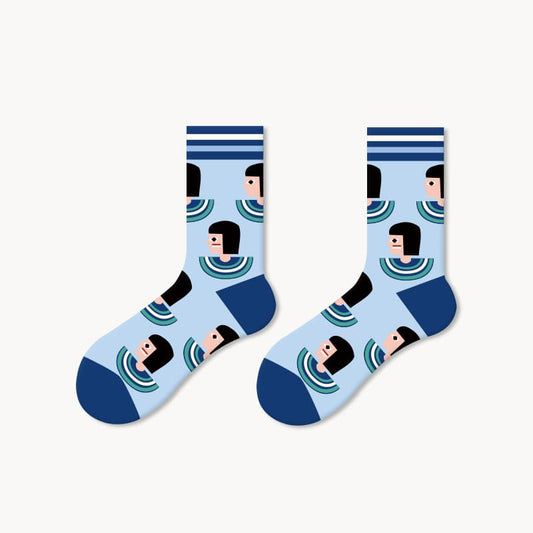 Nautical Girl Sock - TheSockWave
