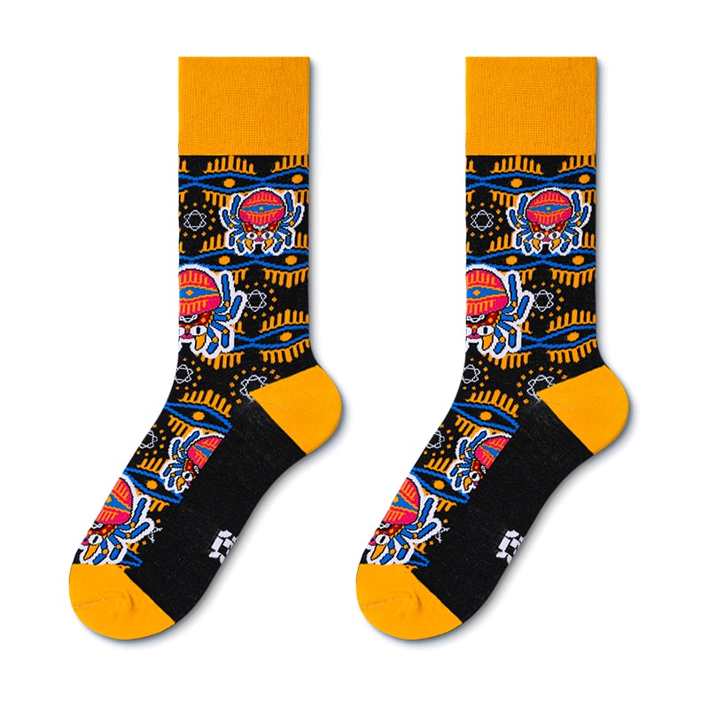Nighttime Spider Sock - TheSockWave