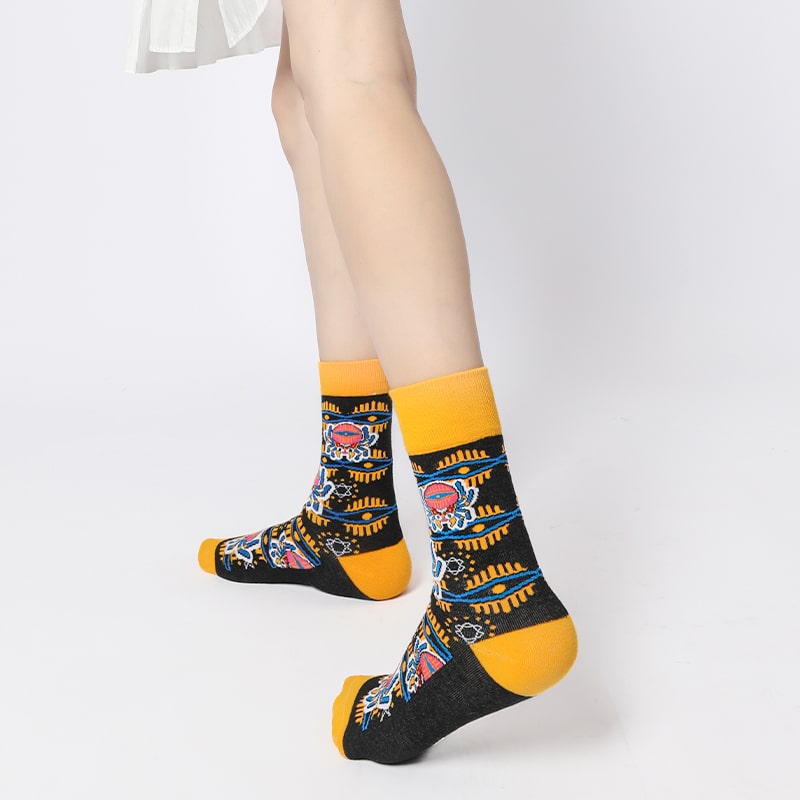 Nighttime Spider Sock - TheSockWave
