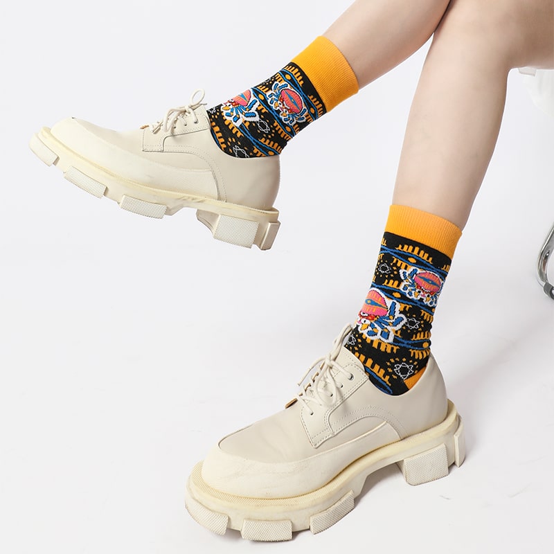 Nighttime Spider Sock - TheSockWave