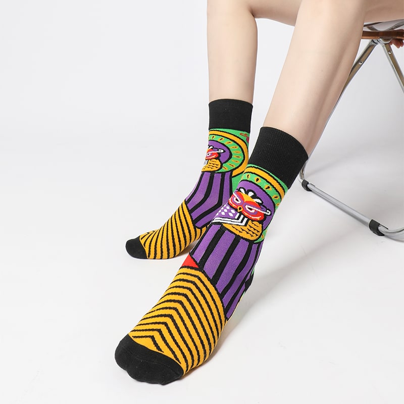 Owl Ethnic Sock - TheSockWave