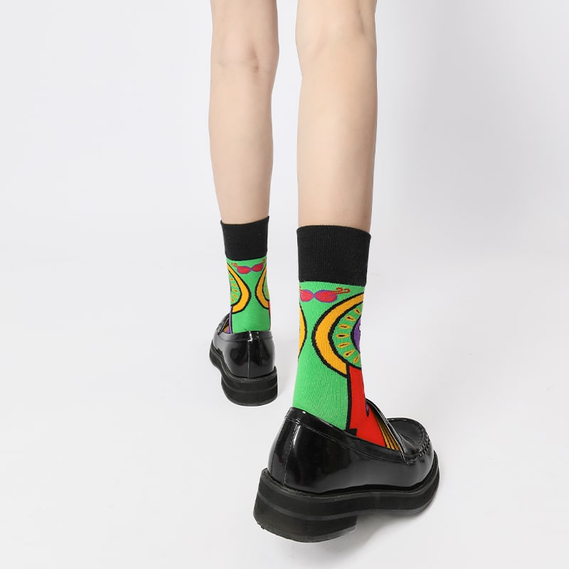 Owl Ethnic Sock - TheSockWave