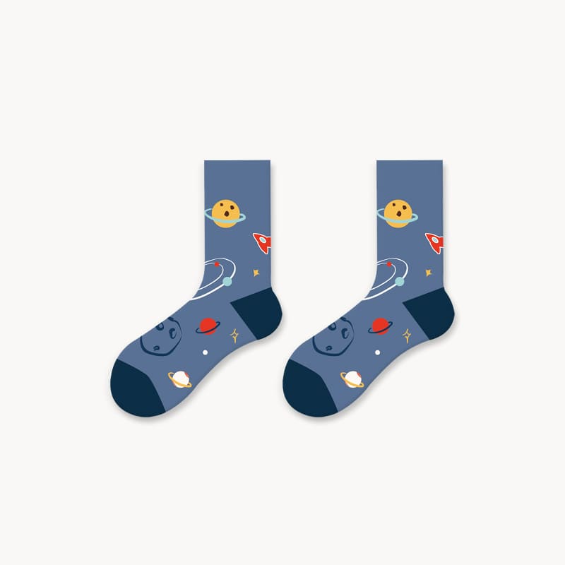 Planetary Blues Sock - TheSockWave