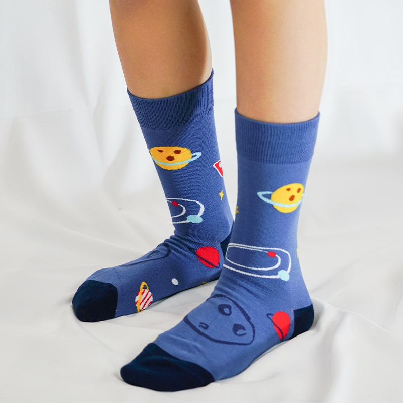 Planetary Blues Sock - TheSockWave