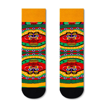 Red Prawn Festival Sock - TheSockWave