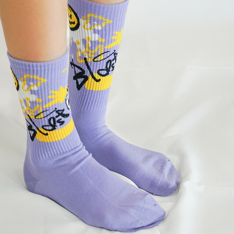 Simple Graffiti Sock - TheSockWave