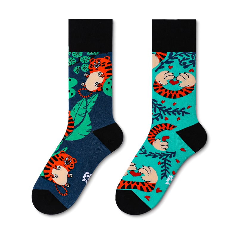 Tiger Jungle Sock - TheSockWave