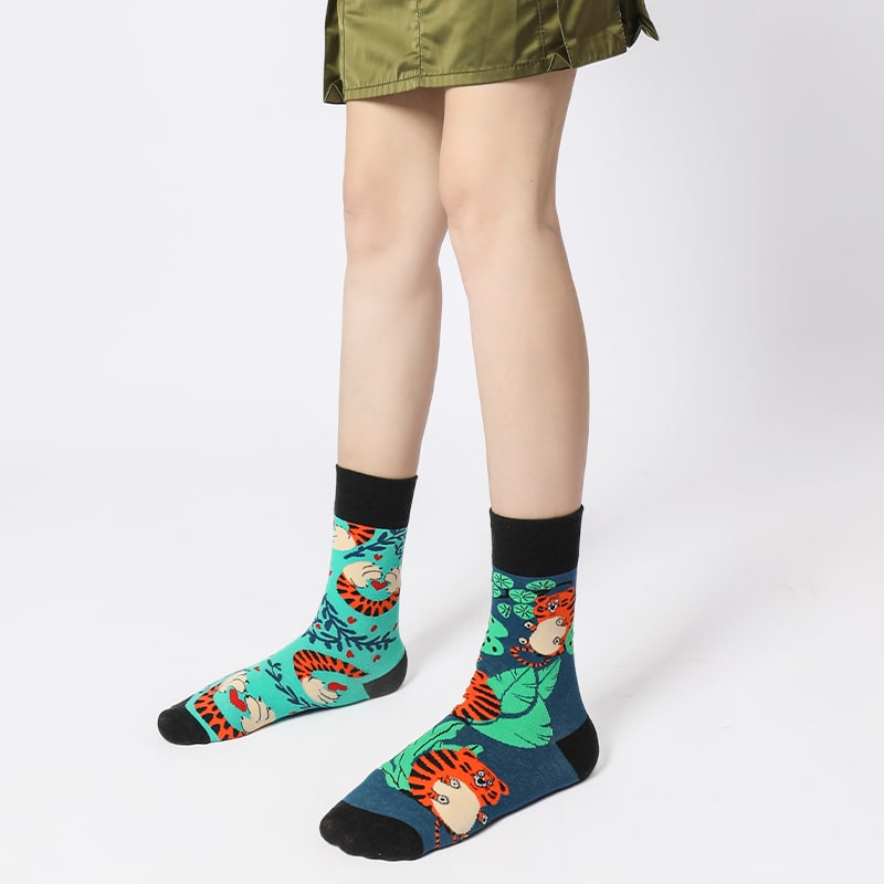 Tiger Jungle Sock - TheSockWave