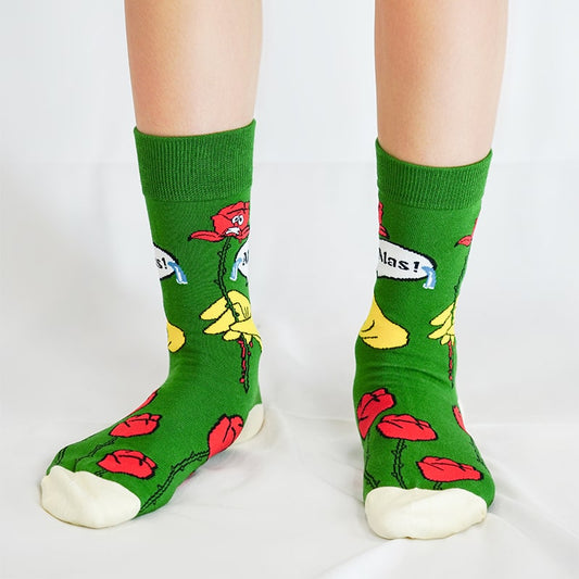 Weeping Rose Sock - TheSockWave
