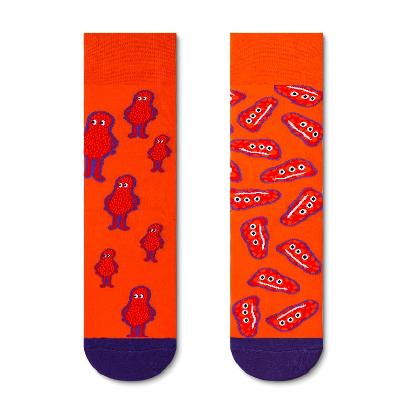 Whimsical Aliens Sock - TheSockWave