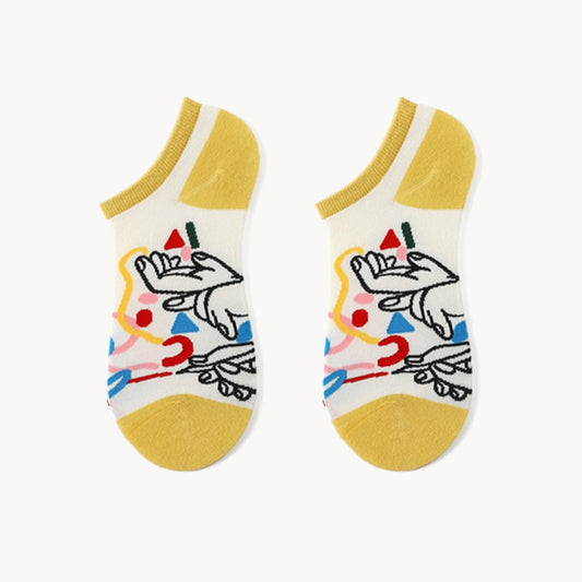 Abstract Gesture Sock - TheSockWave