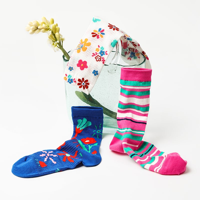 Begonia Sunlit Socks Set - TheSockWave