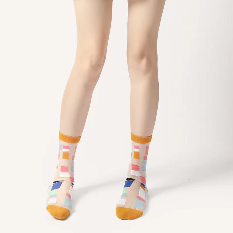 Color Block Stockings - TheSockWave