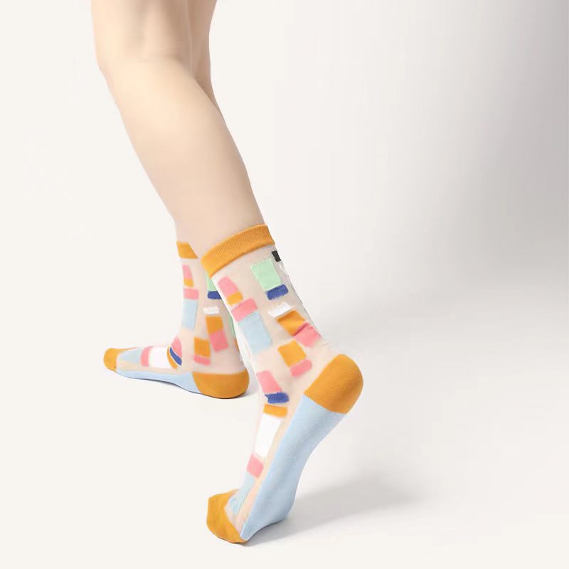 Color Block Stockings - TheSockWave
