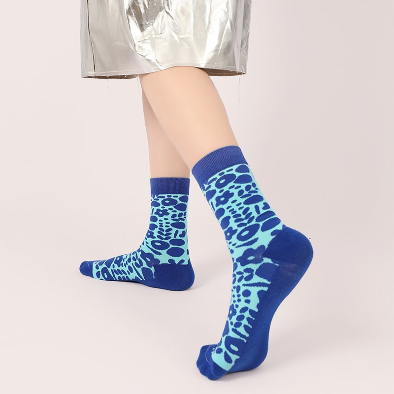 Deep Blue Love Sock - TheSockWave