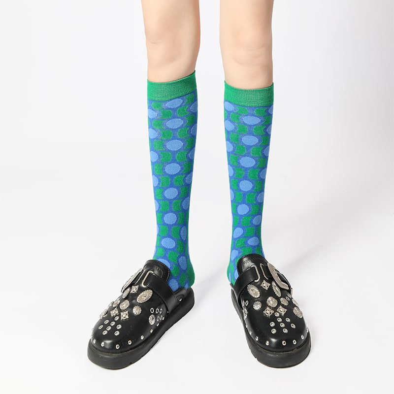 Emerald Dot Sock - TheSockWave