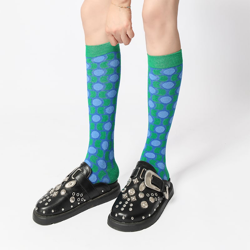Emerald Dot Sock - TheSockWave
