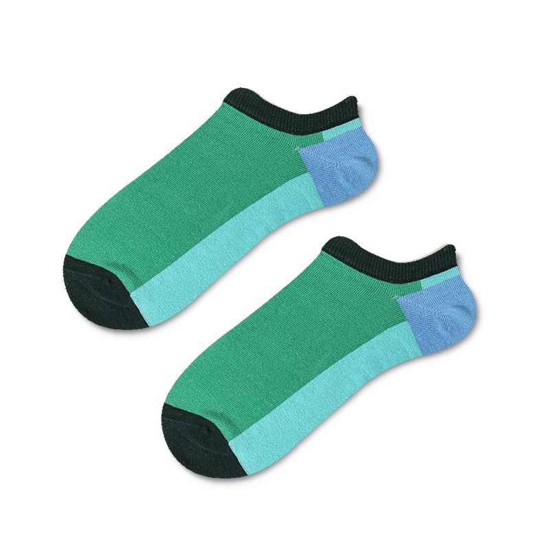 No Show Ankle Socks Green Style Sock TheSockWave