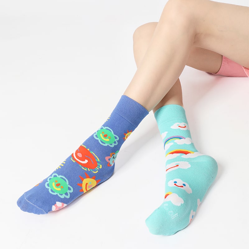 Happy Sky Sock - TheSockWave