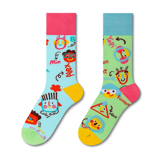 Linear Characters Sock - TheSockWave