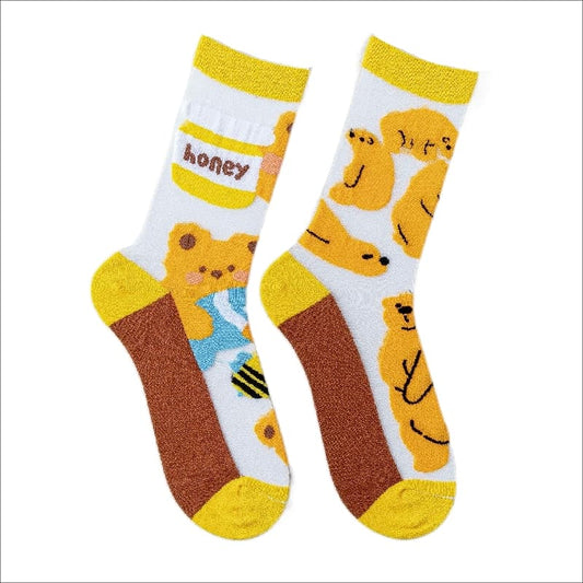 Honey & Seafood? Stockings - TheSockWave