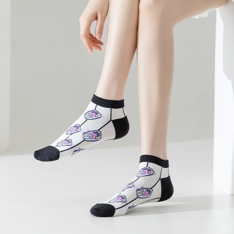 Monochrome Mobile Sock - TheSockWave