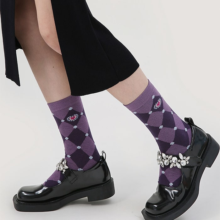 Moon Rabbit's Pearl Socks Set - TheSockWave