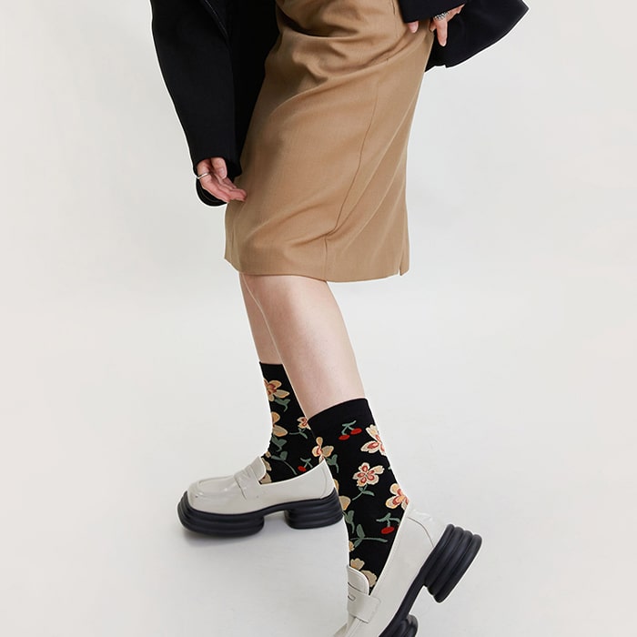 Fall Socs Mountain Autumn Socks Set | Warm Autumn-Inspired Design | TheSockWave