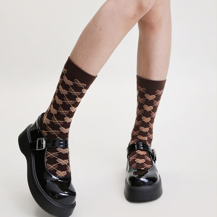 Mountain Autumn Socks Set | Warm Autumn-Inspired Design | TheSockWave