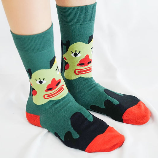 Playful Abstract Sock - TheSockWave