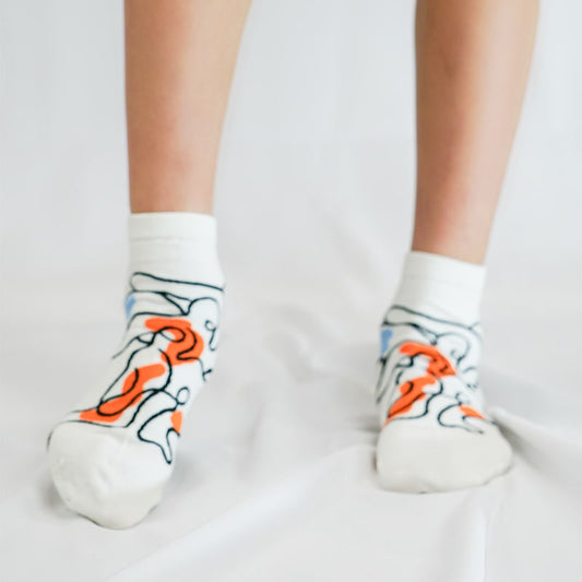Simple Contour Sock - TheSockWave