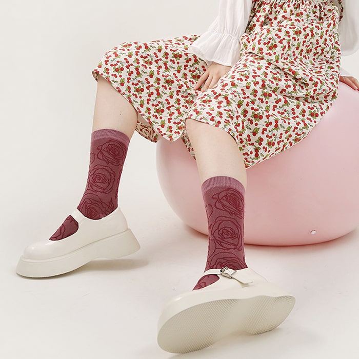 Sweet Dream Floral Socks Set - TheSockWave