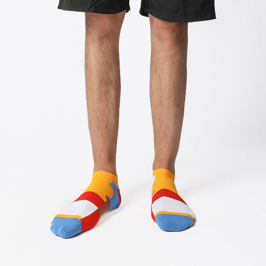 Warm Hue Combination Sock - TheSockWave